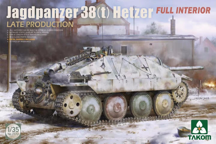 Takom 1/35 Jagdpanzer 38(t) Hetzer Late 2172